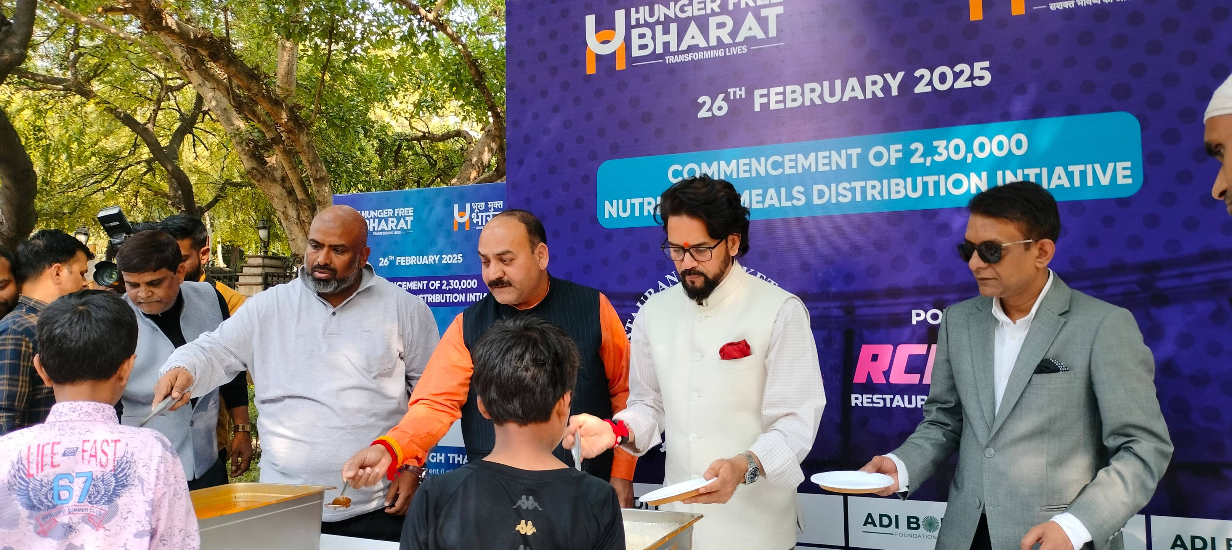 Commencement of 2,30,000 Nutritious Meals Distribution Initiative
